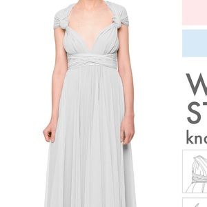 Two birds bridesmaids dress